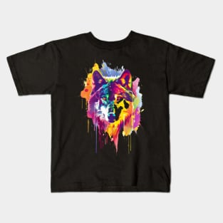 Wolf Pack Hierarchy Kids T-Shirt